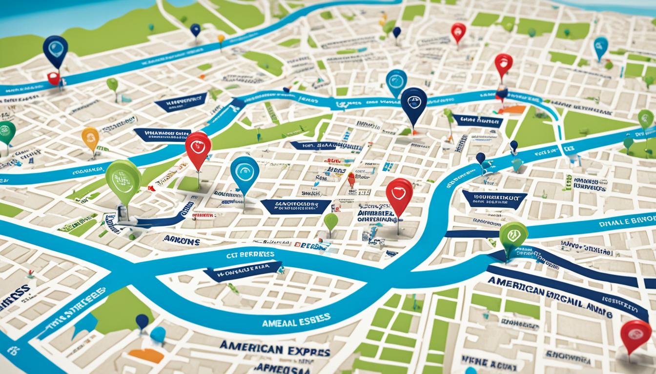 american express small business map